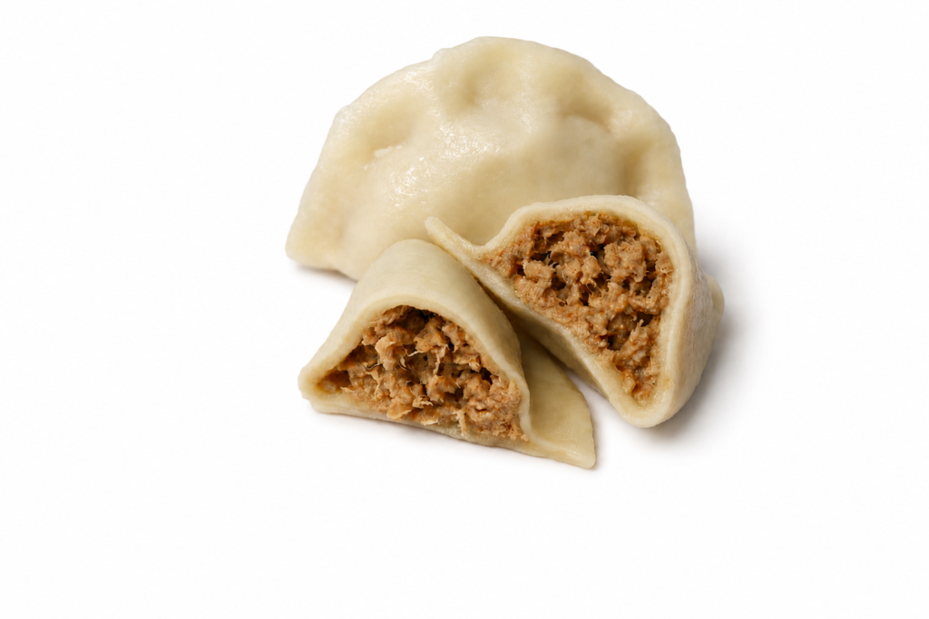 Pierogi z szarpaną wieprzowiną